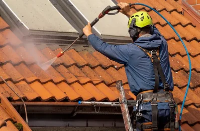Démoussage et hydrofuge de toiture à Montferrer